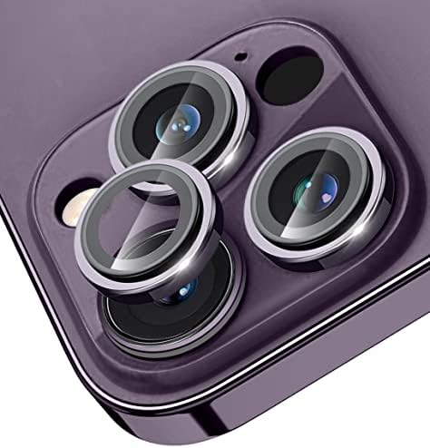 Iphone 14 Pro ve iPhone 14 Pro Max Kamera Lens Koruyucusu için WRJ, Ultra Net [Kasa Dostu] [Alüminyum Kenar] Kolay