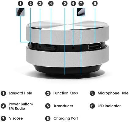 Bluetooth Mini Hoparlör Kemik İletim Taşınabilir Kablosuz Hoparlör Stereo Bas Ses Yaratıcı Taşınabilir Hoparlör Mini