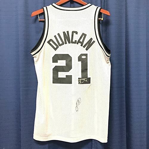 Tim Duncan imzalı jersey PSA / DNA LOA San Antonio Spurs İmzalı