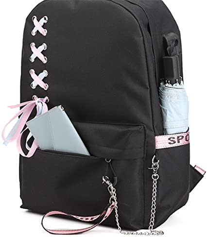 JUSTGOGO KPOP ATEEZ Sırt Çantası Sırt Çantası laptop çantası okul çantası Mochila Gizli sakli Konusmalar omuzdan
