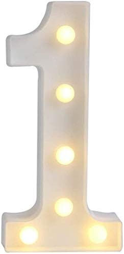 LED numarası ışıkları ışareti 2 Light Up Işareti Olaylar veya Ev Dekorasyonu için Mükemmel Gece Lambası Düğün Doğum