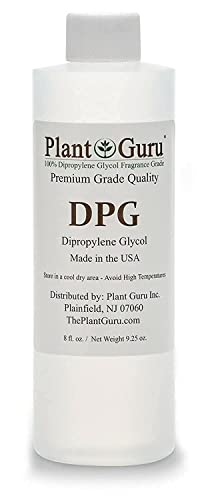 Bitki Gurusu Dipropilen Glikol DPG 8 oz. - Koku Sınıfı Taşıyıcı Yağ-Tütsü Yapımı, Parfüm ve Vücut Yağları için idealdir.
