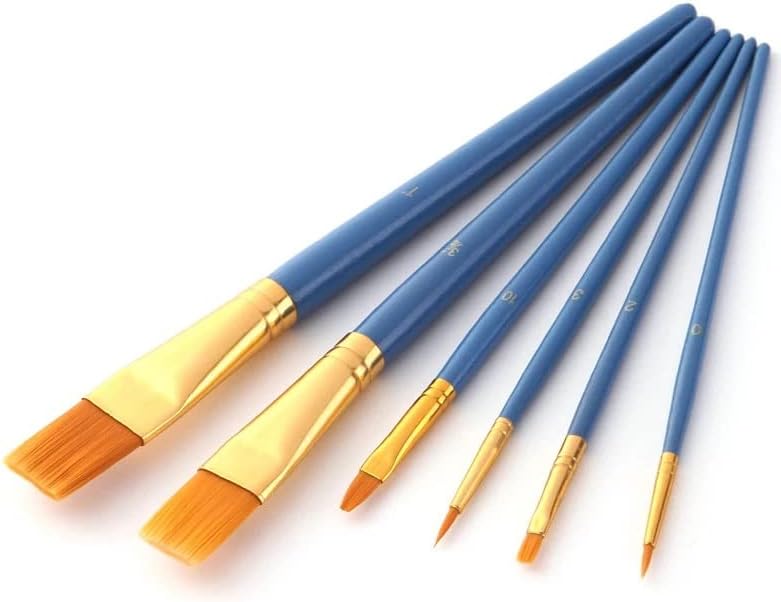 SDFGH Profesyonel Naylon Saç Boya Fırçaları Kalem Yağı Suluboya Çizim Boyama Fırça Kalemler Sanat Kırtasiye Malzemeleri
