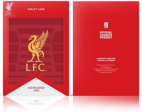 Kafa Çantası Tasarımları Resmi Lisanslı Liverpool Futbol Kulübü Siyah 1 Crest 2 PU deri Kitap Cüzdan Kılıf Kapak