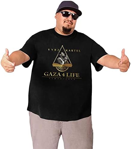 Julemy Vybz Kartel Büyük Boy T Shirt Erkek Yaz Pamuk Tee Gömlek Moda Yuvarlak Boyun Kısa Kollu Shirt