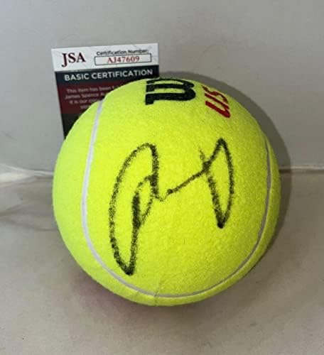 Andy Murray imzalı Wilson ABD Açık Jumbo Tenis Topu imzalı JSA İmzalı Tenis Topları