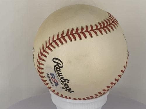 Hank Aaron HOF Milwaukee Atlanta Braves, MLB Beyzbol PSA/DNA OTOMATİK LOA İmzalı Beyzbol Toplarını İmzaladı