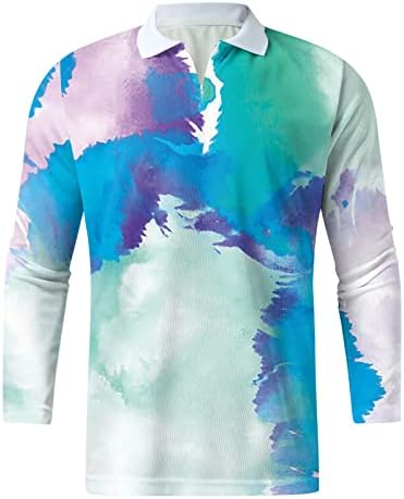 Erkek Gömlek Erkekler Rahat Sonbahar Kış Uzun Kollu Yatak Açma Boyun Gömlek baskılı tişört Gömlek üst Bluz Pamuk