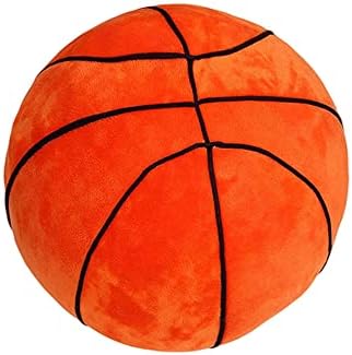 XZJMY Basketbol Peluş Yastık, Dolması Spor Atmak peluş oyuncak, Dekoratif Yuvarlak Büyük Basketbol Yastık, 3D Topu