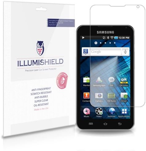ILLUMİSHİELD Ekran Koruyucu Samsung Galaxy Player 5.0 ile Uyumlu (3'lü Paket) Clear HD Shield Kabarcık Önleyici ve