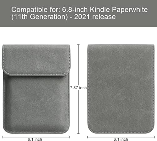 Kindle Paperwhite için (11. Nesil, 2021 Sürümü) (Model No. M2L3EK) -6.8 İnç Kol Çantası için-Açık Mavi El Kayışı