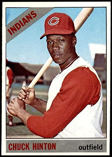 1966 Topps 391 Chuck Hinton Cleveland Kızılderilileri (Beyzbol Kartı) NM Kızılderilileri