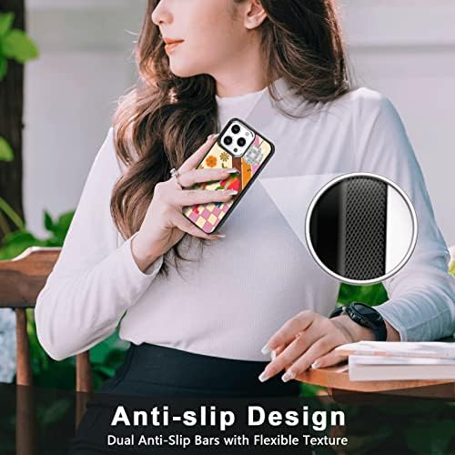 Retro Trippy Disko Kurbağa Telefon Kılıfı iPhone 14 Pro Hippi iPhone Kılıfı ile Uyumlu