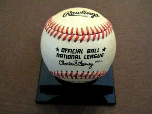 Don Drysdale 3 X Wsc Dodgers Hof İmzalı Otomatik Vtg Oyunu Kullanılmış Feeney Beyzbol Jsa-MLB Oyunu Kullanılmış Beyzbol