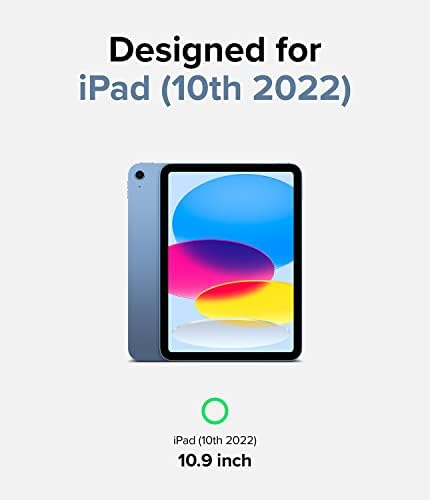 Ringke Fusion [Kırılmaz Kaplama] iPad 10. Nesil 10.9 (2022) Kılıf ile Uyumlu, TPU Tampon Koruyucu Kapaklı Şeffaf