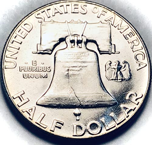 1954 P Franklin Gümüş Yarım Dolarlık Satıcı Darphane Eyaleti