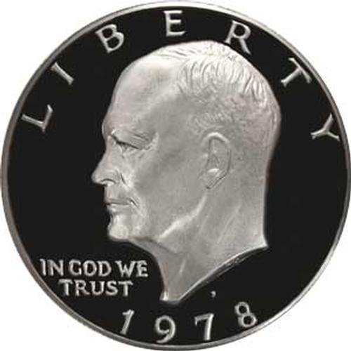 1978 S Mücevher Geçirmez Eisenhower Dolar ABD Sikke Ike