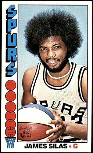 1976 Topps 80 James Silas San Antonio Spurs (Basketbol Kartı) ESKİ / MT + Spurs Stephen F. Austin