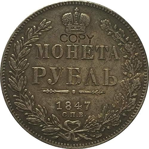 Mücadelesi Coin 1877 Rusya 1 Ruble Paraları Kopya COPYCollection Hediyeler Sikke Koleksiyonu